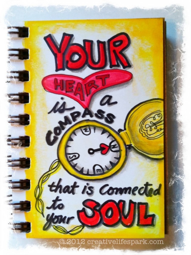 Your heart is a compass...