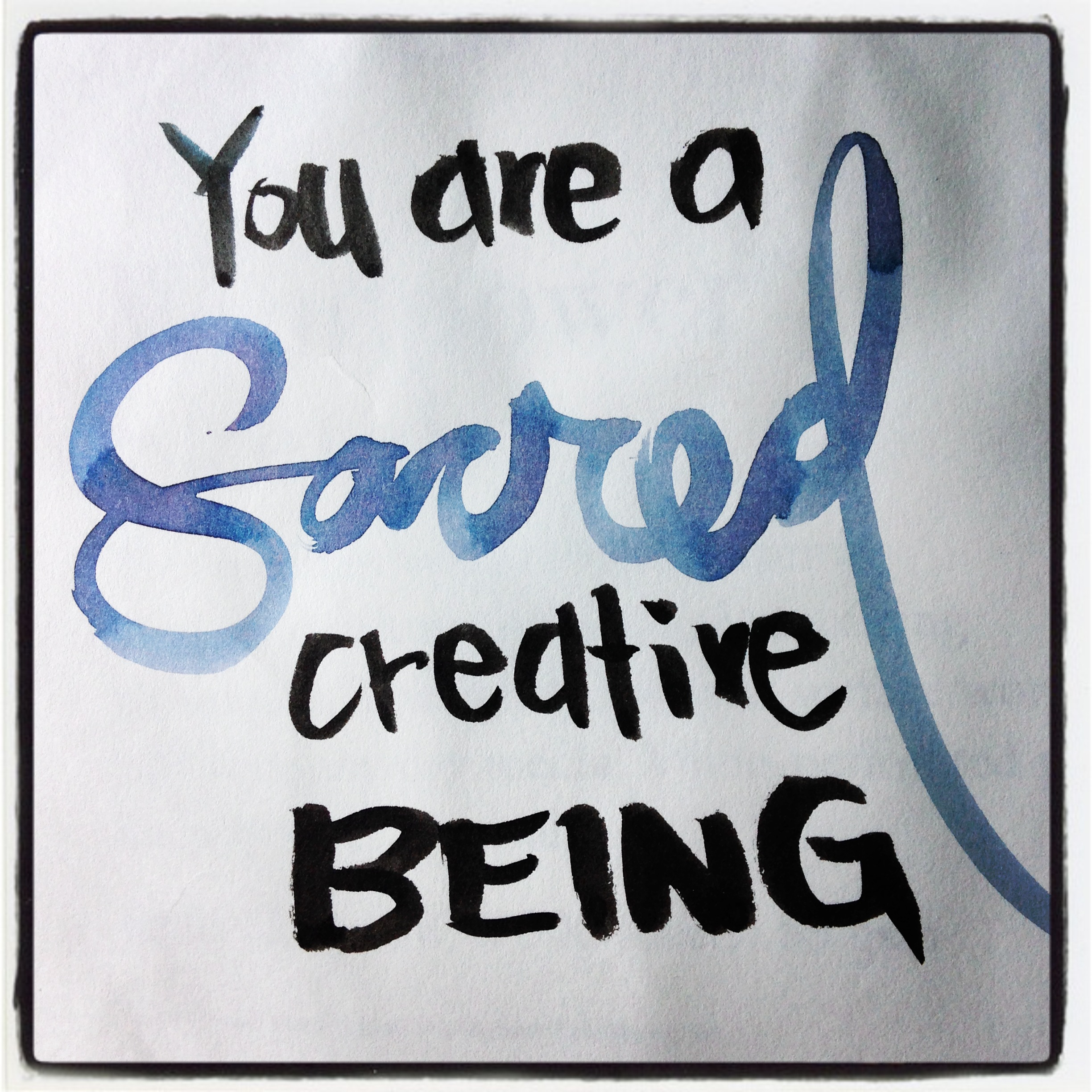 You are a Sacred Creative Being