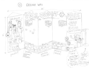 Graphic Recording for EMS Today by Creative Catalyst, Katherine Torrini