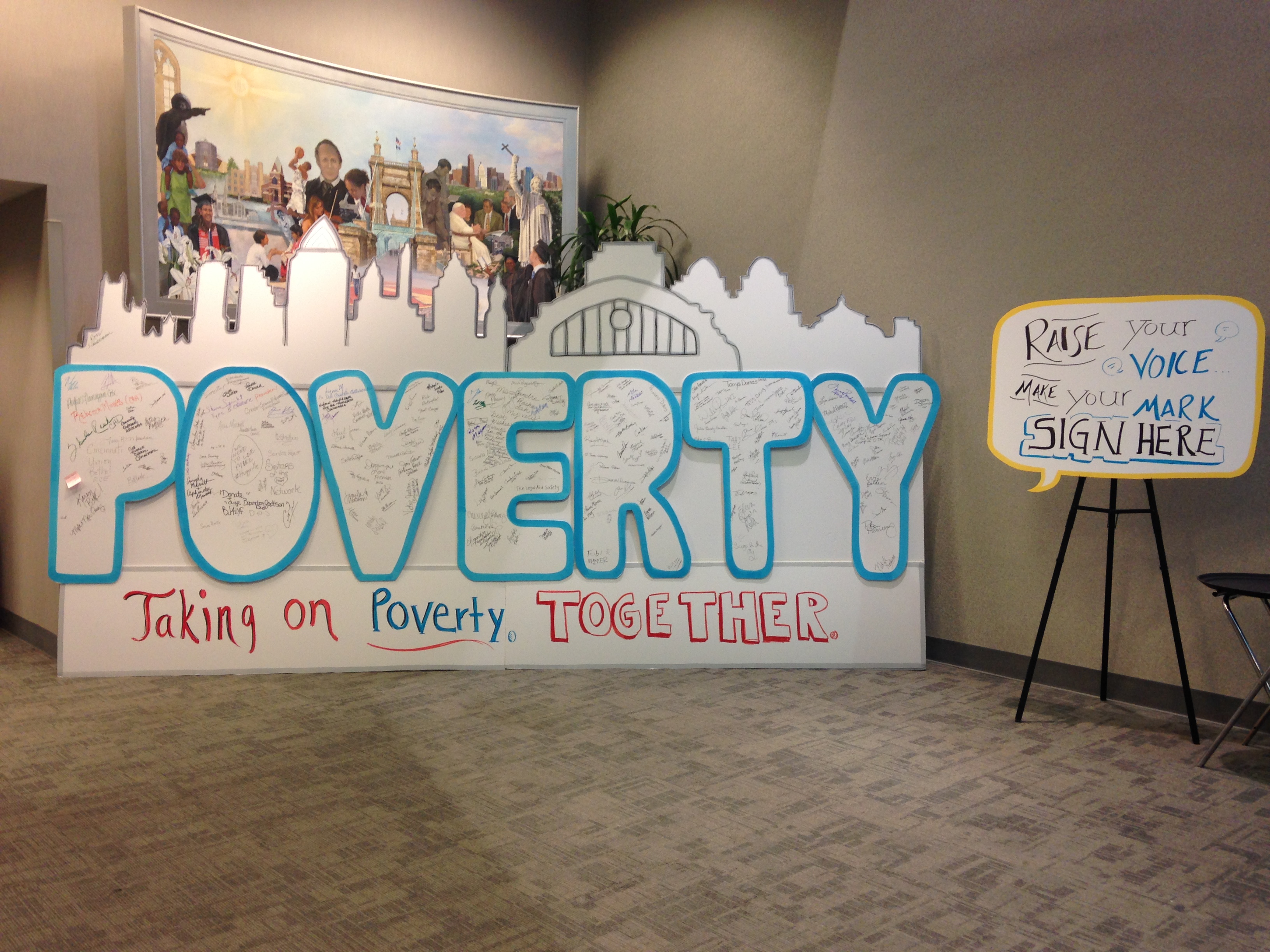 Graphic Recording for Cincinnati Child Poverty Summit by Creative Catalyst, Katherine Torrini