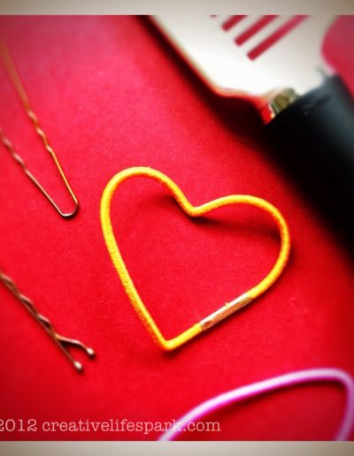 Hairpin Heart #tinycreativeacts